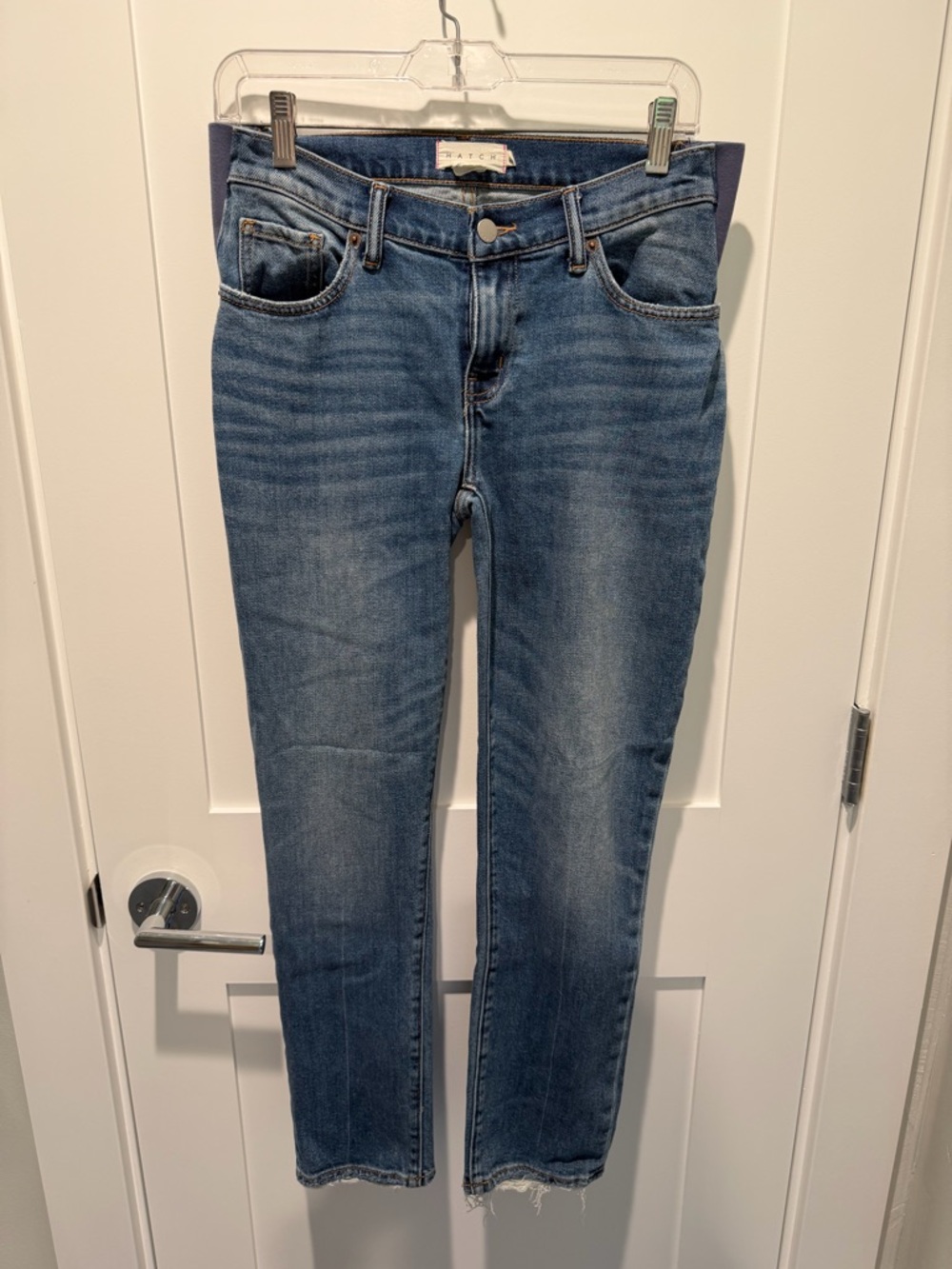 Hatch Light Blue Denim Maternity Jeans